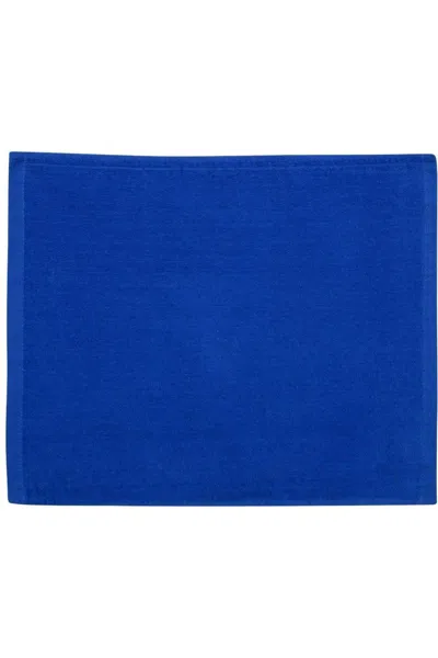 Carmel Towel Company Velour Hemmed Towel In Blue