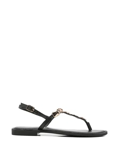 Carmela Embellished Leather Sandals In Black