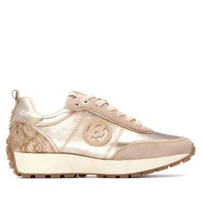 Carmela Women's Leather Lace-up Sneakers In Beige In Multi