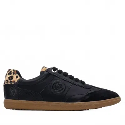 Carmela Women's Leather Lace-up Sneakers In Black