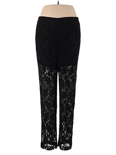 Pre-owned Carmen Marc Valvo Active Pants In Black