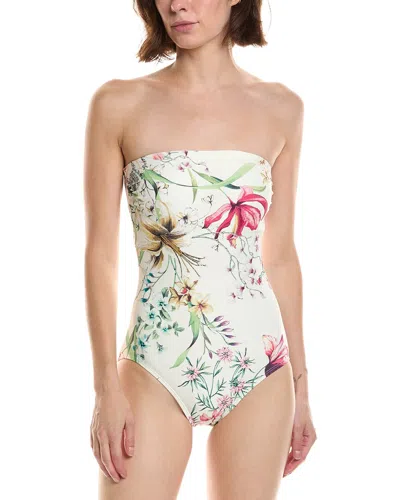Carmen Marc Valvo Bandeau One-piece In Multi