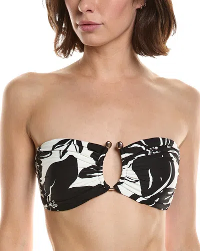 Carmen Marc Valvo Bandeau Top In Black