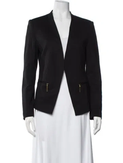 Pre-owned Carmen Marc Valvo Blazer In Blue