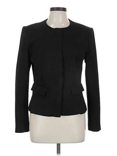 Pre-owned Carmen Marc Valvo Blazer Jacket In Black