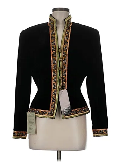 Carmen Marc Valvo Blazer Jacket In Black