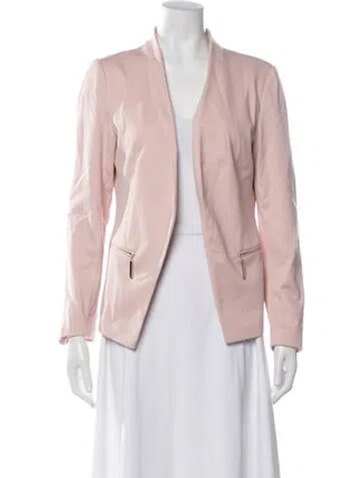 Pre-owned Carmen Marc Valvo Blazer In Pink