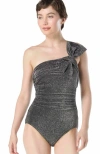 CARMEN MARC VALVO CARMEN MARC VALVO BOW UNDERWIRE ONE PIECE SWIMSUIT