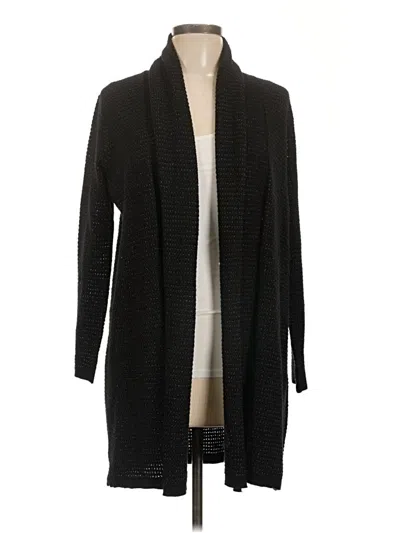 Pre-owned Carmen Marc Valvo Cardigan Sweater In Black