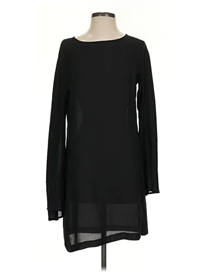 Pre-owned Carmen Marc Valvo Casual Dress In Black