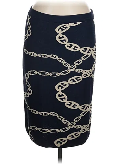 Pre-owned Carmen Marc Valvo Casual Skirt In Blue