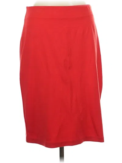 Pre-owned Carmen Marc Valvo Casual Skirt In Red