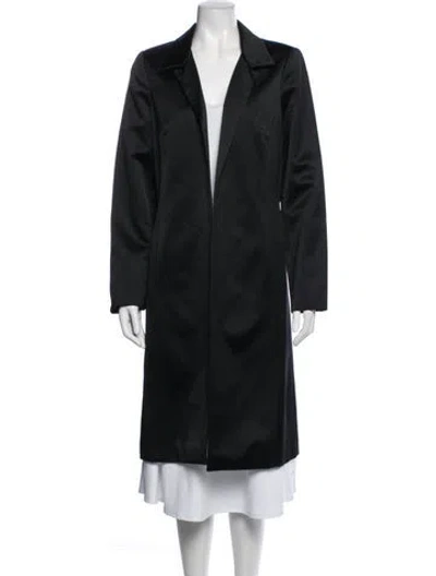 Pre-owned Carmen Marc Valvo Coat In Black