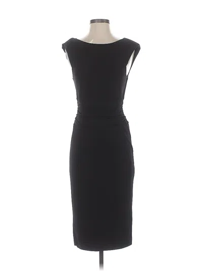 Pre-owned Carmen Marc Valvo Cocktail Dress In Black