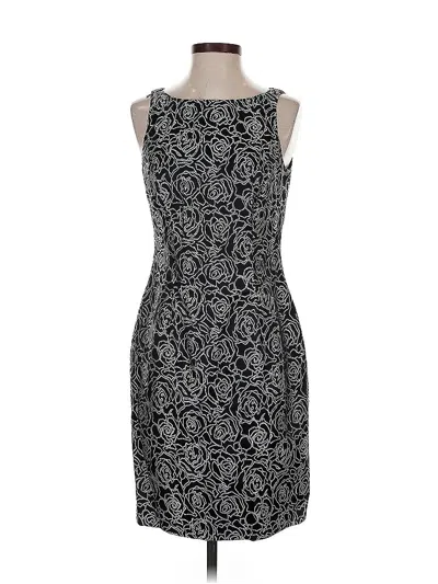 Pre-owned Carmen Marc Valvo Cocktail Dress In Black