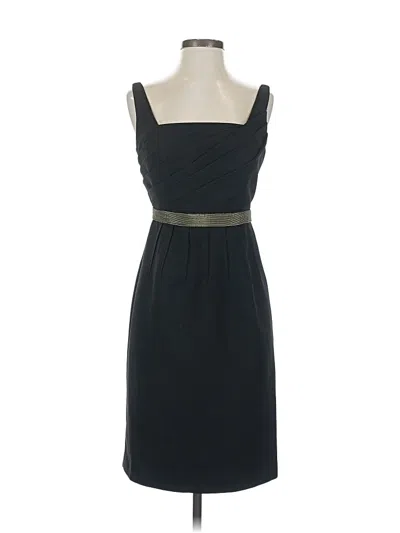 Pre-owned Carmen Marc Valvo Cocktail Dress In Black
