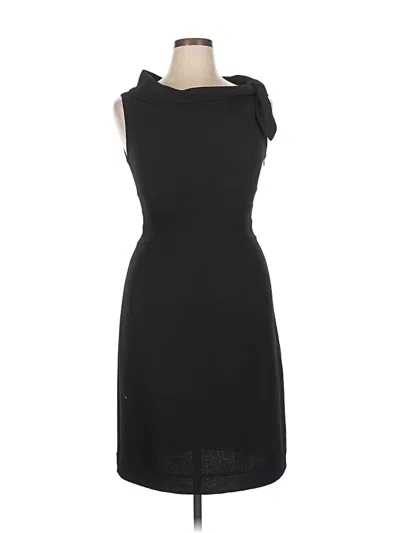 Pre-owned Carmen Marc Valvo Cocktail Dress In Black
