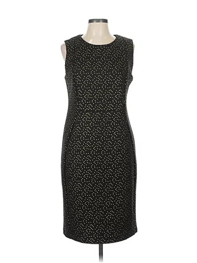Pre-owned Carmen Marc Valvo Cocktail Dress In Black