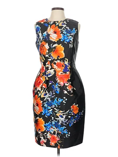 Carmen Marc Valvo Cocktail Dress In Black