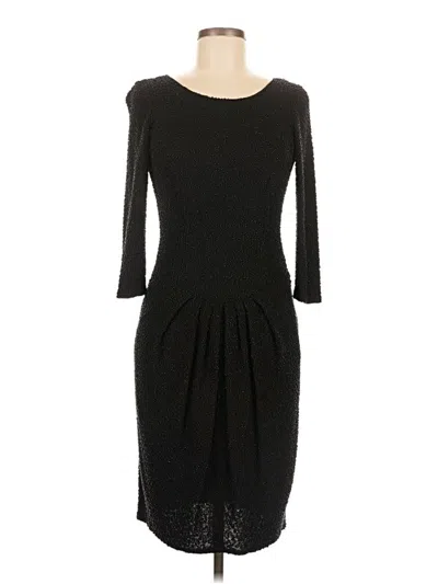 Pre-owned Carmen Marc Valvo Cocktail Dress In Black