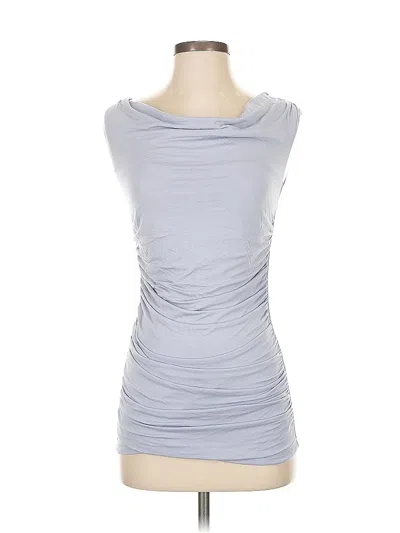 Pre-owned Carmen Marc Valvo Cocktail Dress In Gray