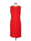 Carmen Marc Valvo Cocktail Dress In Red