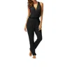 Carmen Marc Valvo Daiquiri Caribbean Jump Suit In Black In Black