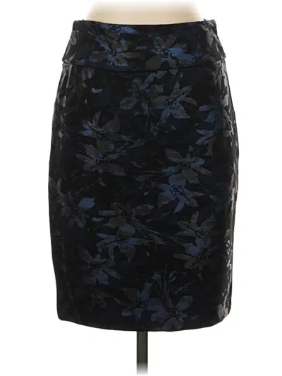 Pre-owned Carmen Marc Valvo Formal Skirt In Black