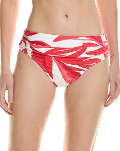 Carmen Marc Valvo High Cut Bottom In Red