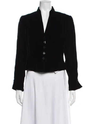 Pre-owned Carmen Marc Valvo Jacket W/ Tags In Black