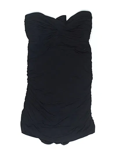 Pre-owned Carmen Marc Valvo One Piece Swimsuit In Black