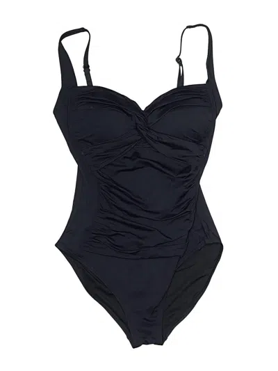 Pre-owned Carmen Marc Valvo One Piece Swimsuit In Black