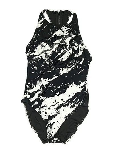 Pre-owned Carmen Marc Valvo One Piece Swimsuit In Black