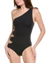 Carmen Marc Valvo One-shoulder One-piece