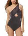 Carmen Marc Valvo One Shoulder One-piece