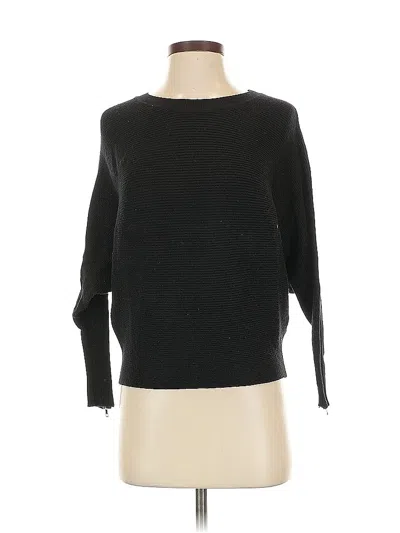 Pre-owned Carmen Marc Valvo Pullover Sweater In Black