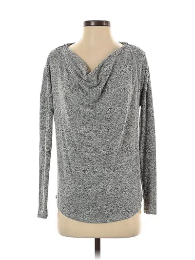 Pre-owned Carmen Marc Valvo Pullover Sweater In Gray