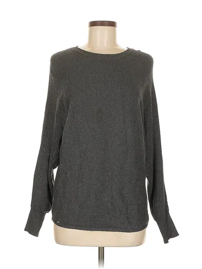 Pre-owned Carmen Marc Valvo Pullover Sweater In Gray