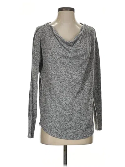 Pre-owned Carmen Marc Valvo Pullover Sweater In Gray
