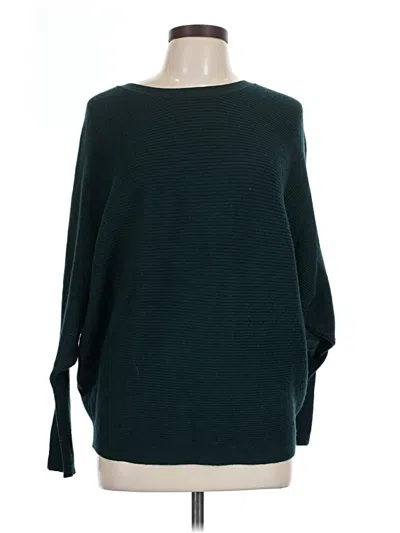 Pre-owned Carmen Marc Valvo Pullover Sweater In Teal