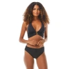 Carmen Marc Valvo Ruched Halter Bikini Top