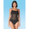 CARMEN MARC VALVO CARMEN MARC VALVO SCOOP NECK ONE PIECE SWIMSUIT