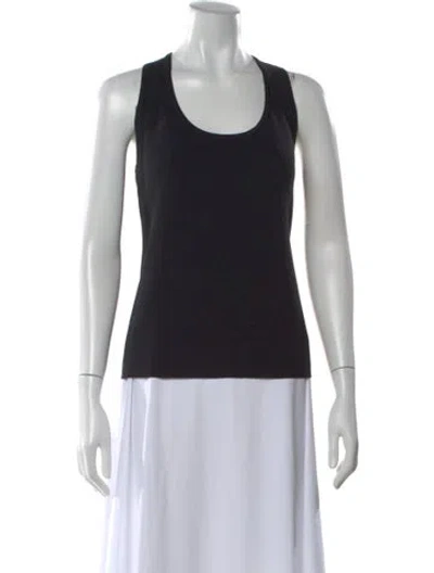 Pre-owned Carmen Marc Valvo Scoop Neck Sweater In Multi