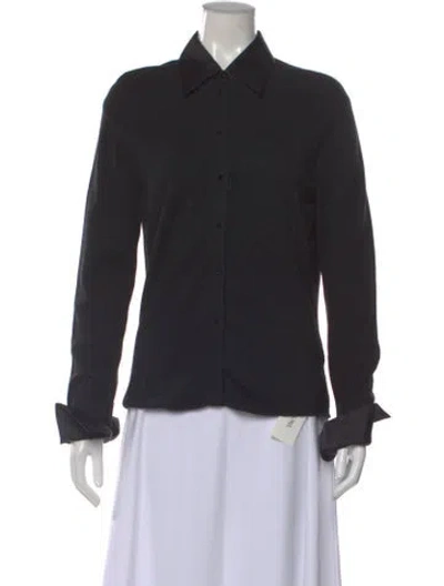 Pre-owned Carmen Marc Valvo Sweater In Black