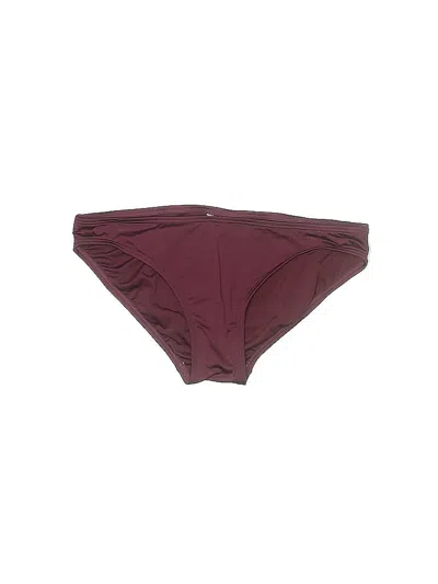 Pre-owned Carmen Marc Valvo Swimsuit Bottoms In Burgundy