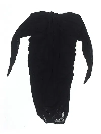 Pre-owned Carmen Marc Valvo Swimsuit Cover Up In Black