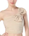 Shop Carmen Marc Valvo Women's Bandeau Swim Top In Clay