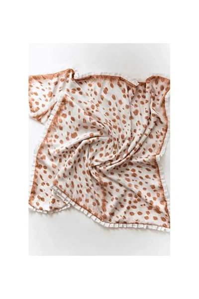 Carmen Says Fawn Deer Print Scarf, Women's At Urban Outfitters In Multi