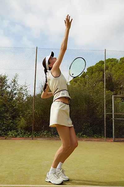 Carmen Says Serve Mini Sports Skirt In Beige, Women's At Urban Outfitters In Yellow
