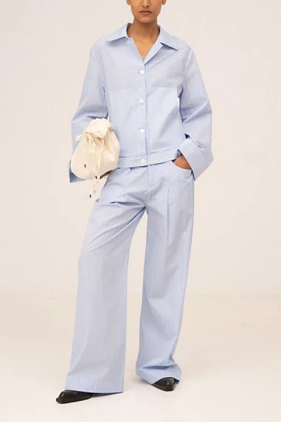 Carmen Says Striped Flash Trousers Pant In Blue, Women's At Urban Outfitters